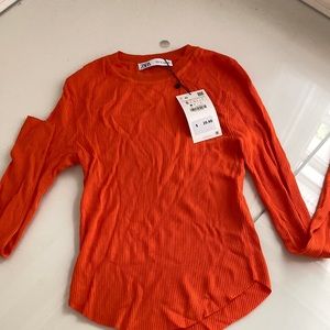 Zara ribbed top